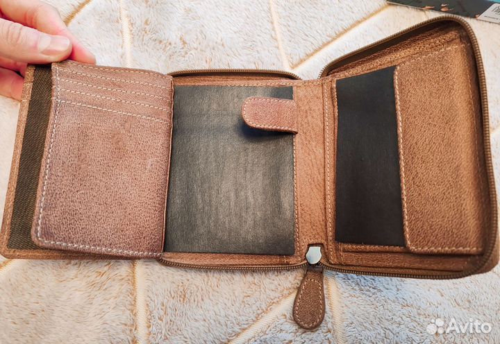 Кошелёк кожаный Klondike