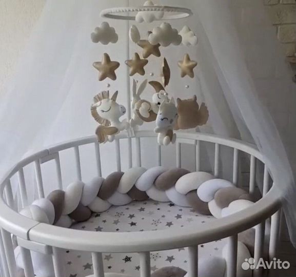 Бортик косичка