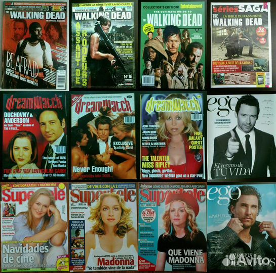 Иностранные журналы о кино и сериалах