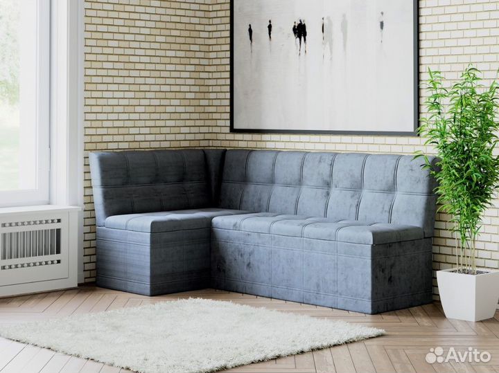 Кухонный диван из велюра от производителя