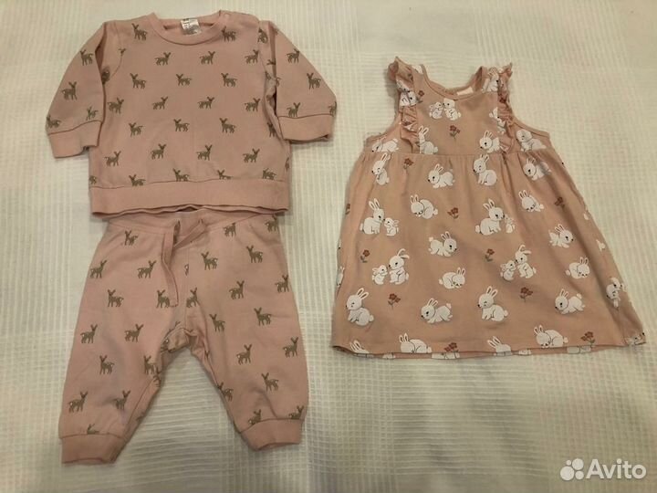 Вещи пакетом для девочки 74