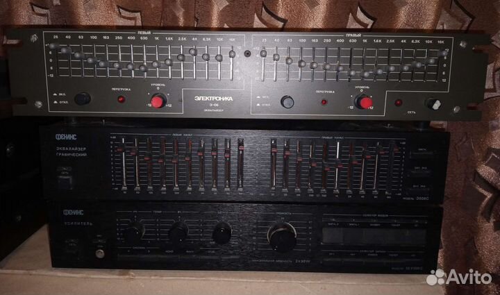 Усилители, колонки, эквалайзеры