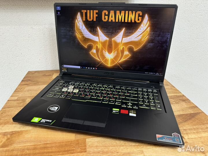 TUF 17 Ryzen 7 4800H 16 ядер 16Gb 1650Ti SSD 512Gb