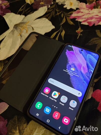 Чехол книжка на samsung galaxy S 21 Оригинал