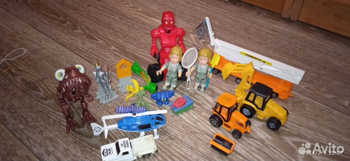 Игрушки пакетом, киндер и не только