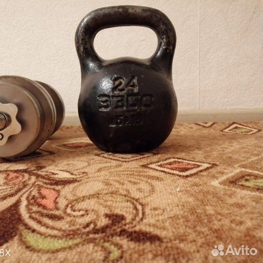 Гиря 24 кг СССР