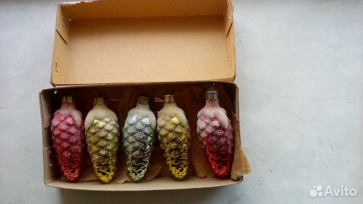 Елочные игрушки СССР набор