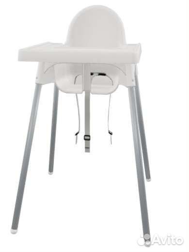 Детский стульчик antilop IKEA, белый