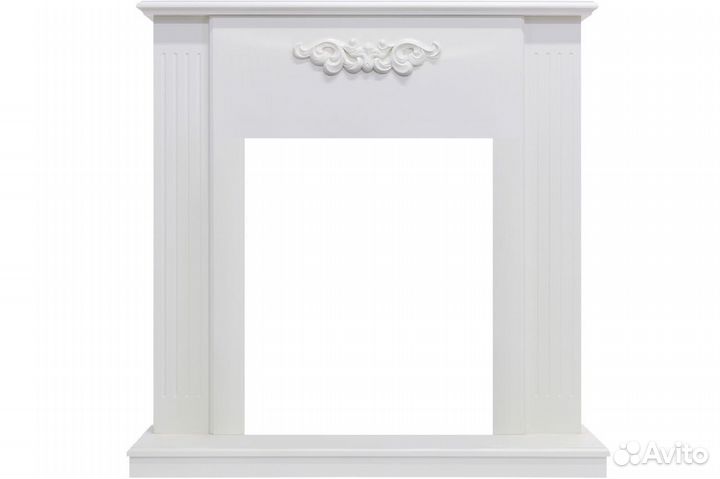 Каминокомплект Lumsden Белый дуб с очагом Atherton