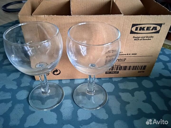 Бокалы и стопки Икеа