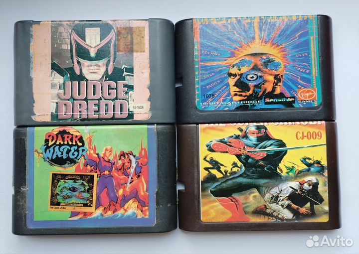 Картриджи от Sega