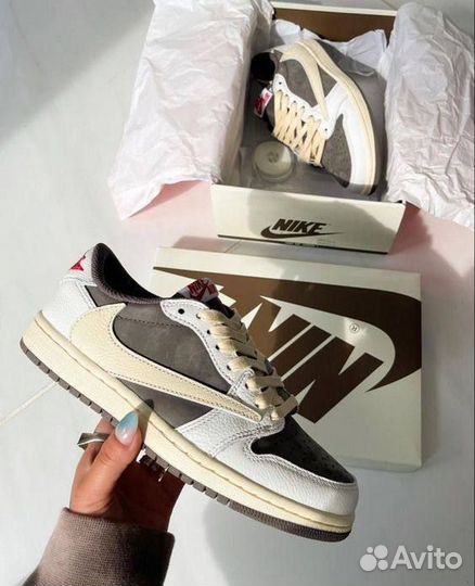 Кроссовки Nike AIR jordan LOW travis scott (42)