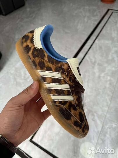 Кроссовки adidas samba wales bonner leopard