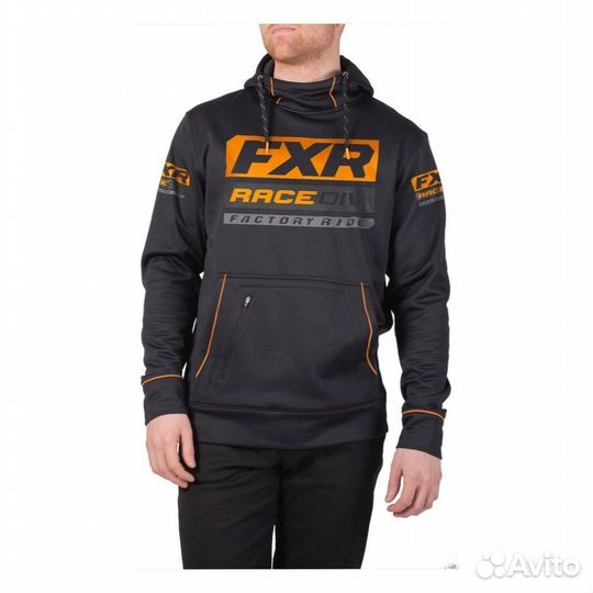 Толстовка FXR Race Division Tech Po Hoodie Black/O