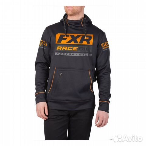 Толстовка FXR Race Division Tech Po Hoodie Black/O