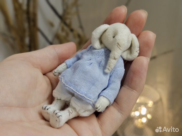 Слоник тедди 8 см