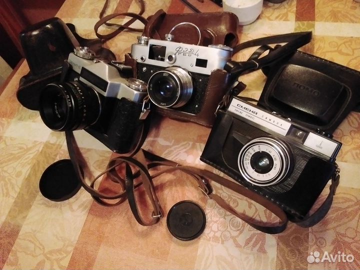 Плёночный фотоаппарат Зенит Е,объектив Helios 44-2