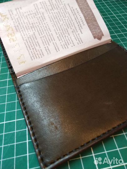 Обложка на паспорт натуральная кожа