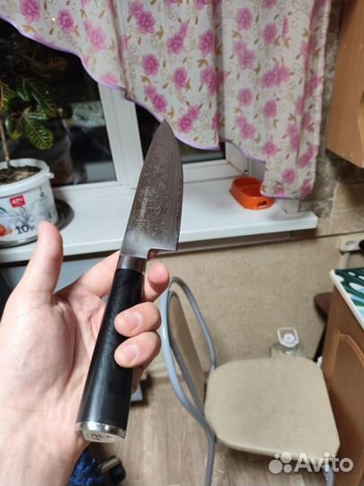 Кухонные ножи из дамасской стали
