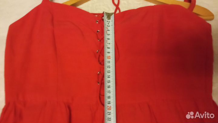 Сарафан лен вискоза mango