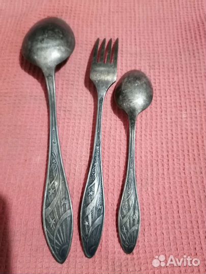 Мельхиоровый набор