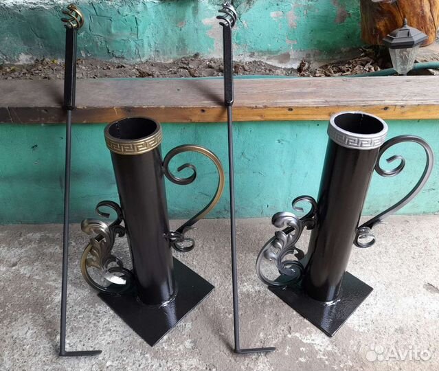 Подставка для шампуров + кочерга