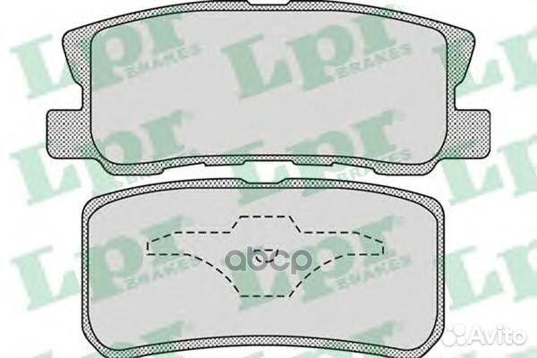 Колодки торм. дисковые 05p954 Lpr