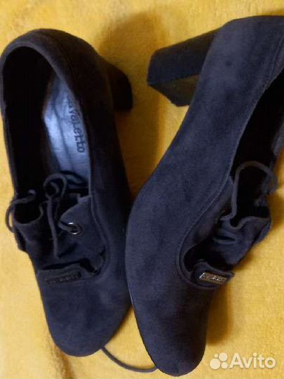 Туфли женские замшевые