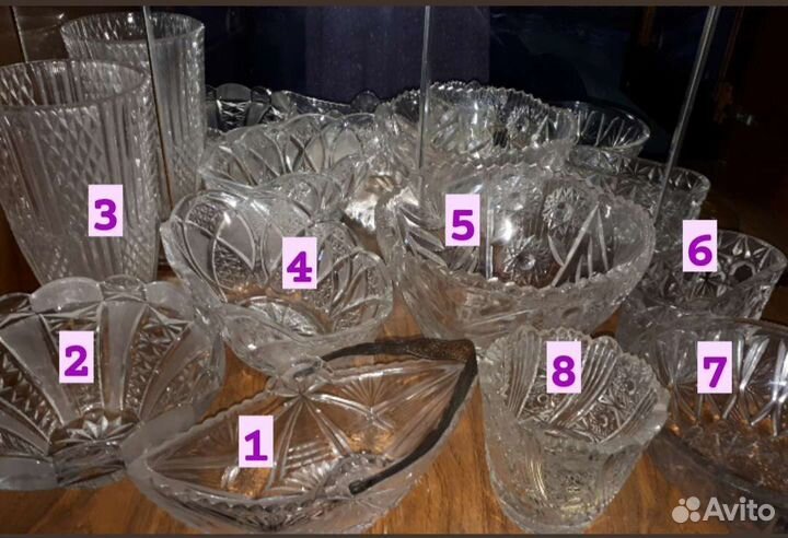 Ваза хрусталь СССР