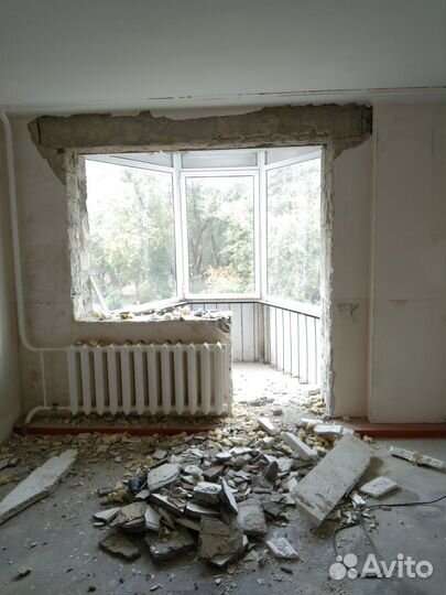 Оконный блок с дверью бу