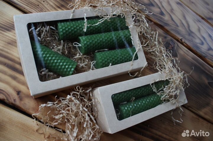 Свечи / Подарочные наборы / Свечи из вощины