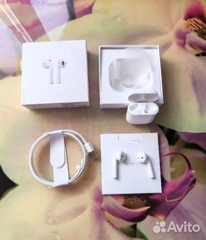 Беспроводные наушники AirPods 2 Premium +чехол