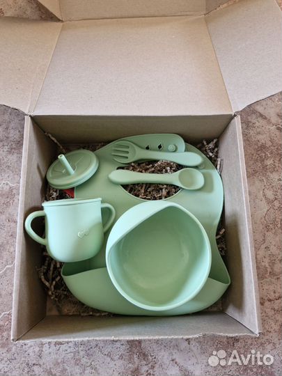 Детская силиконовая посуда Мурмэн