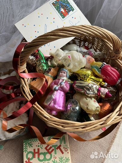 Елочные игрушки реставрация