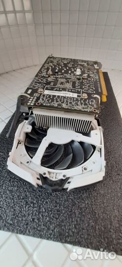 Видеокарта Zotac P106-100 6gb с кожухами от MSI