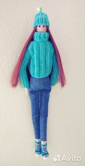 Текстильная кукла Тильда