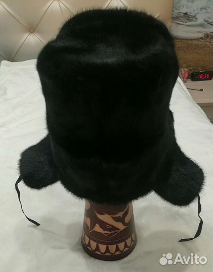 Норковая шапка мужская ушанка