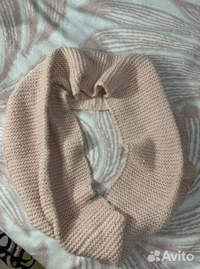 Шарф хомут шерстяной