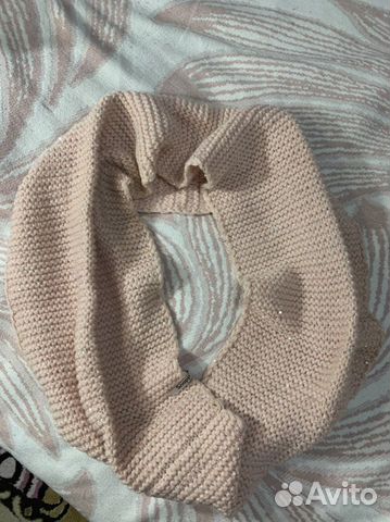 Шарф хомут шерстяной