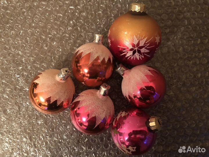 Елочные игрушки СССР одним лотом