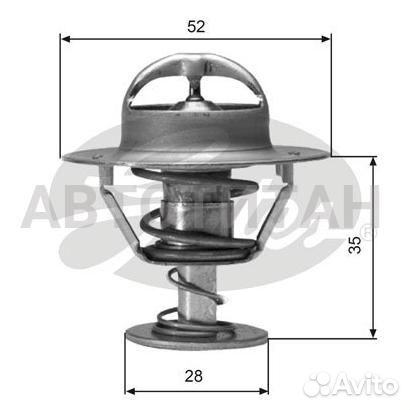 Термостат gates TH04382G1