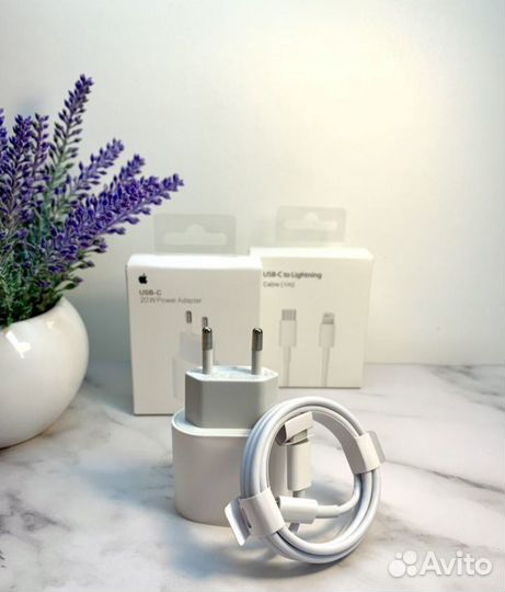 Зарядные блок питания и кабель комплект