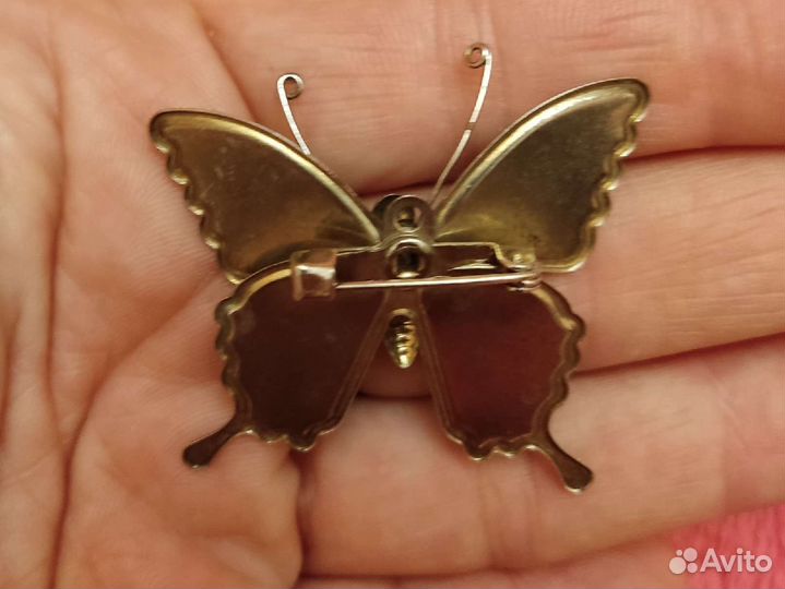 Винтажные броши бабочки