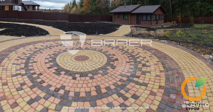 Плитка тротуарная Braer поребрики бордюры Орёл