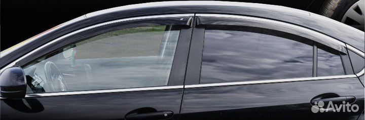 Дефлекторы окон с хромом Hyundai ix35 2010-2015