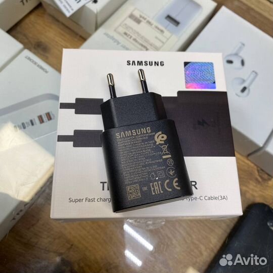 Блок +шнур samsung 25w type c