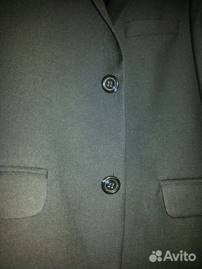 Пиджак Новый р. 140; 68. Темно-синий