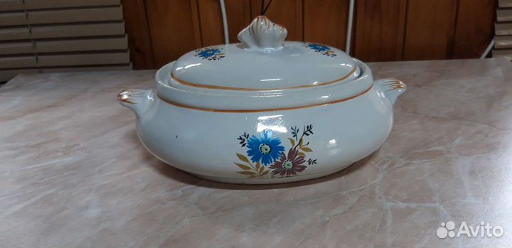 Фарфоровая супница СССР