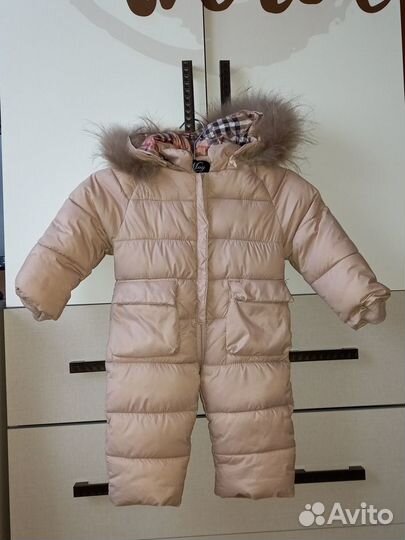Зимний детский комбинезон