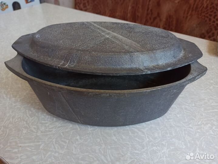 Утятница (гусятница) с крышкой СССР